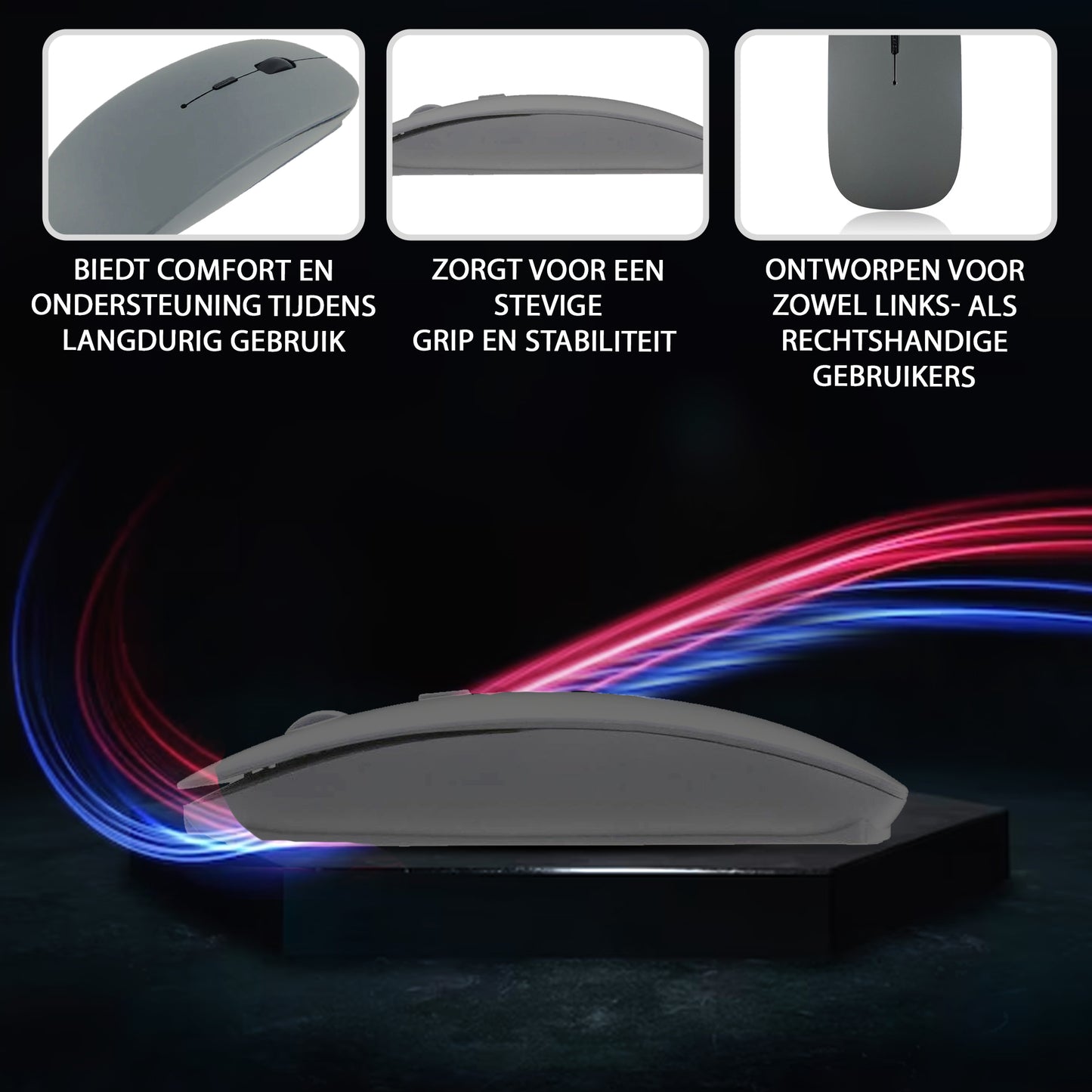 Bluetooth Muis Draadloos - Grijs