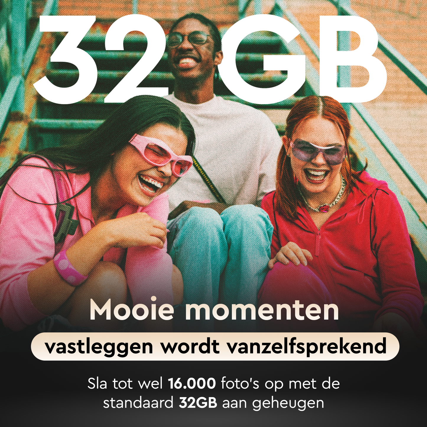 K&L Digitale Retro Camera - Zwart
