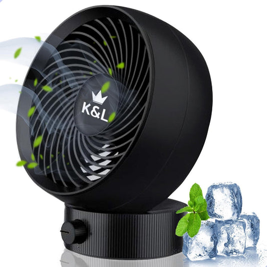 K&L Stille Ventilator - Zwart