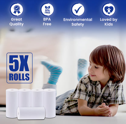 5 Printrollen voor Instant Print Camera