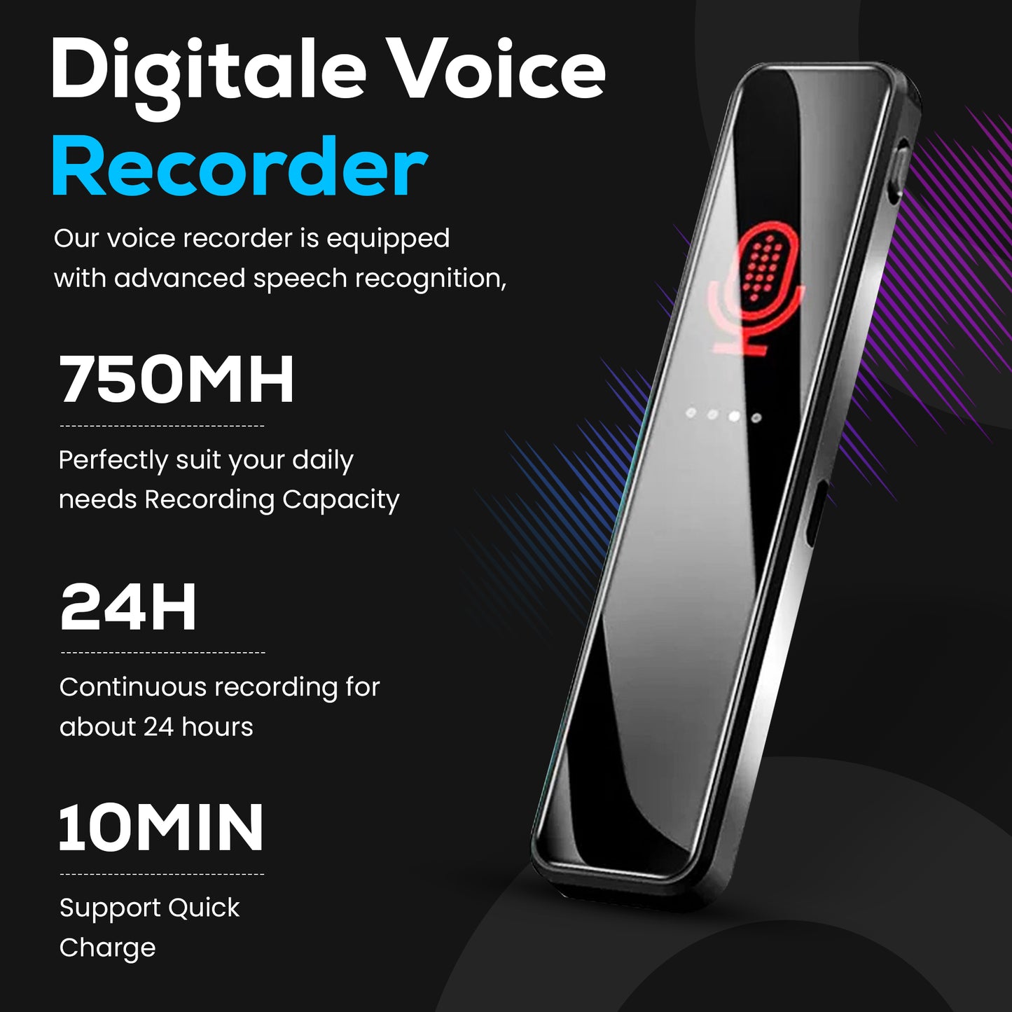 K&L Digitale Voice Recorder