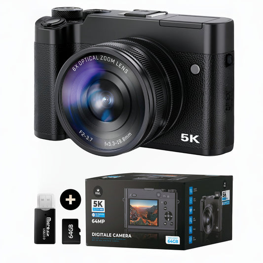 K&L Digitale Camera 5K - 64MP