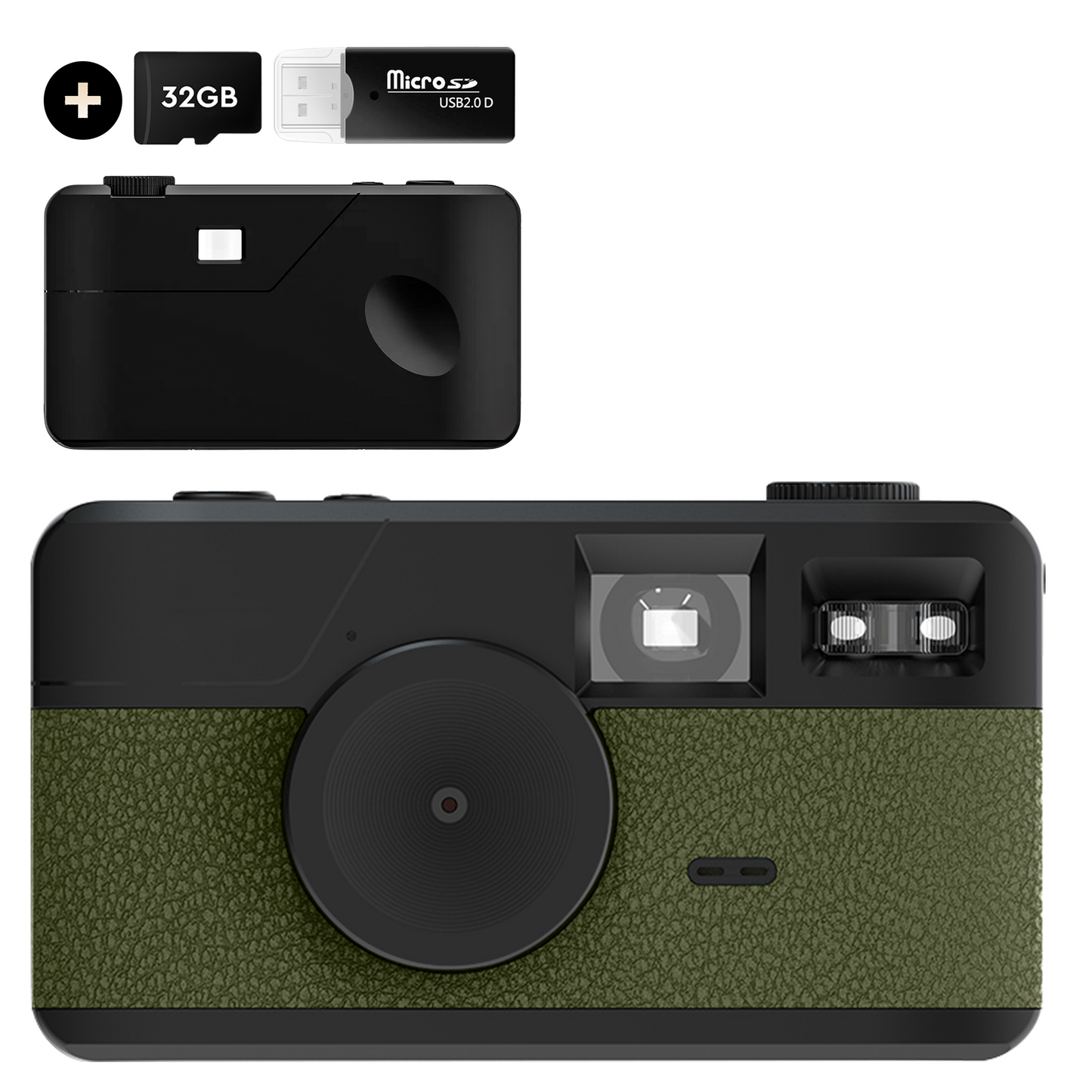 K&L Digitale Retro Camera - Groen