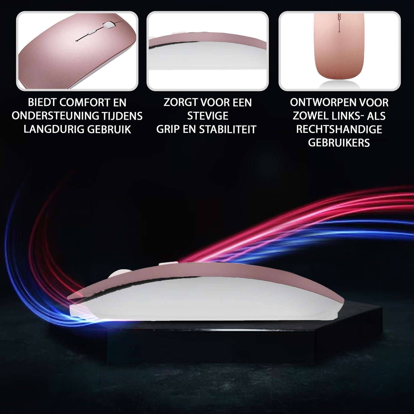 Bluetooth Muis Draadloos - Roze