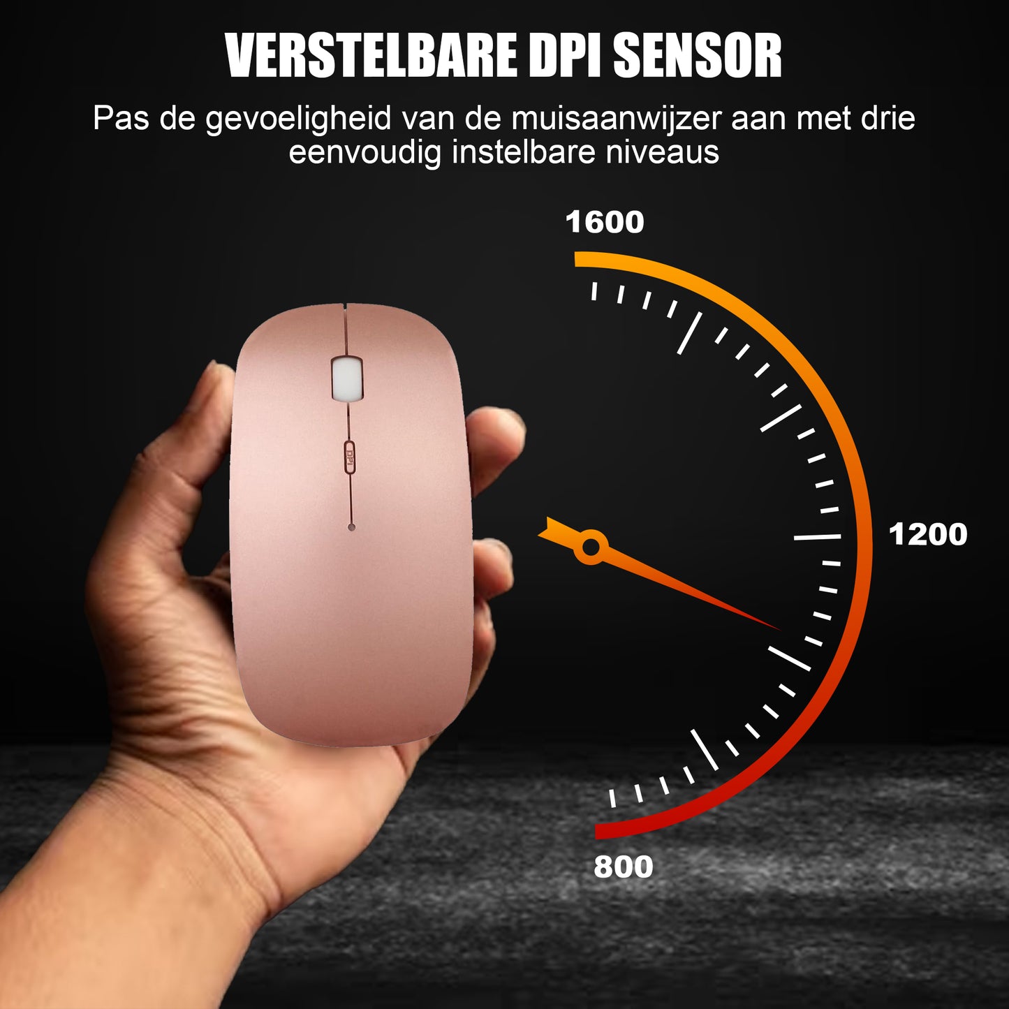 Bluetooth Muis Draadloos - Roze