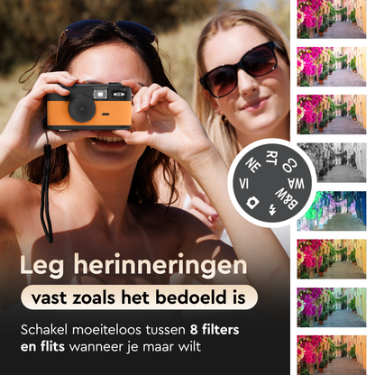 K&L Digitale Retro Camera - Bruin