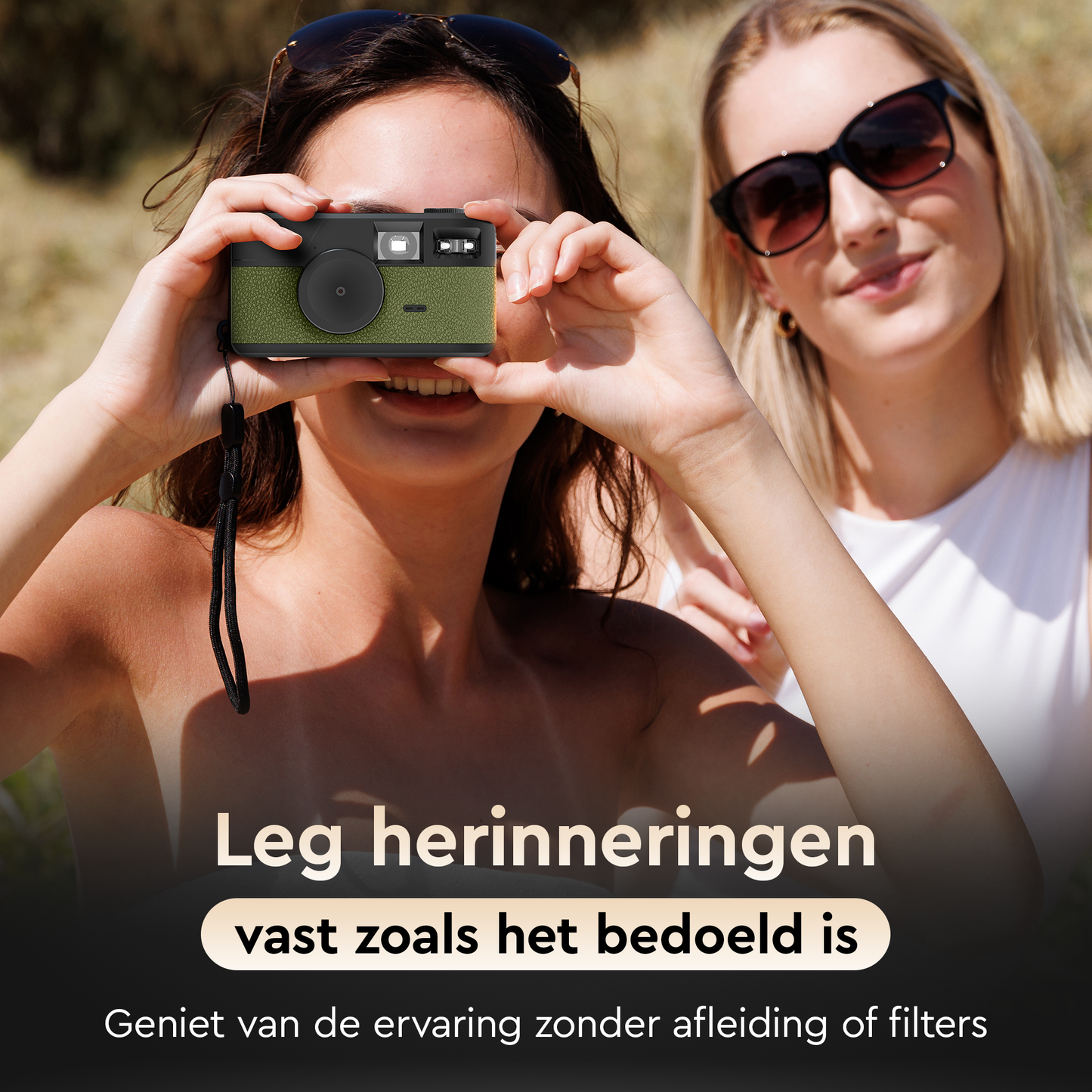 K&L Digitale Retro Camera - Groen