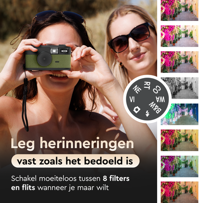K&L Digitale Retro Camera - Groen