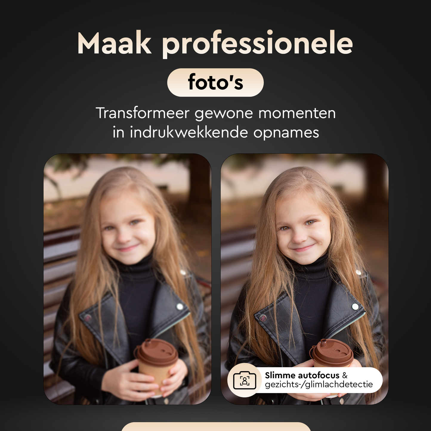 K&L Digitale Camera 4K - 64MP - Roze