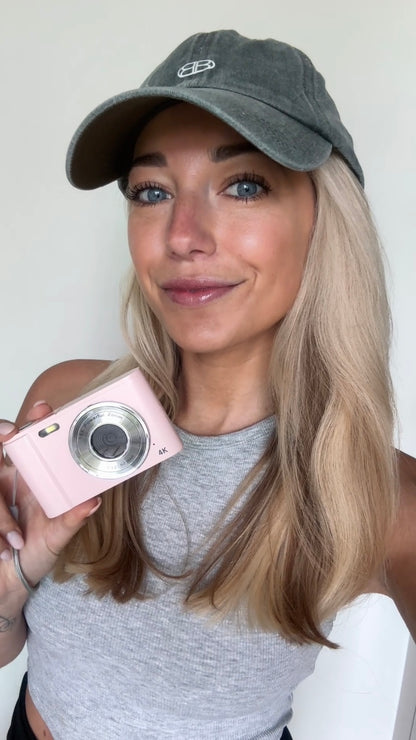 K&L Digitale Camera 4K - 64MP - Roze